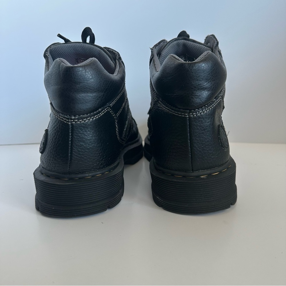 Dr martens harrisland men’s black leather lace up ankle boots - Picture 4 of 11